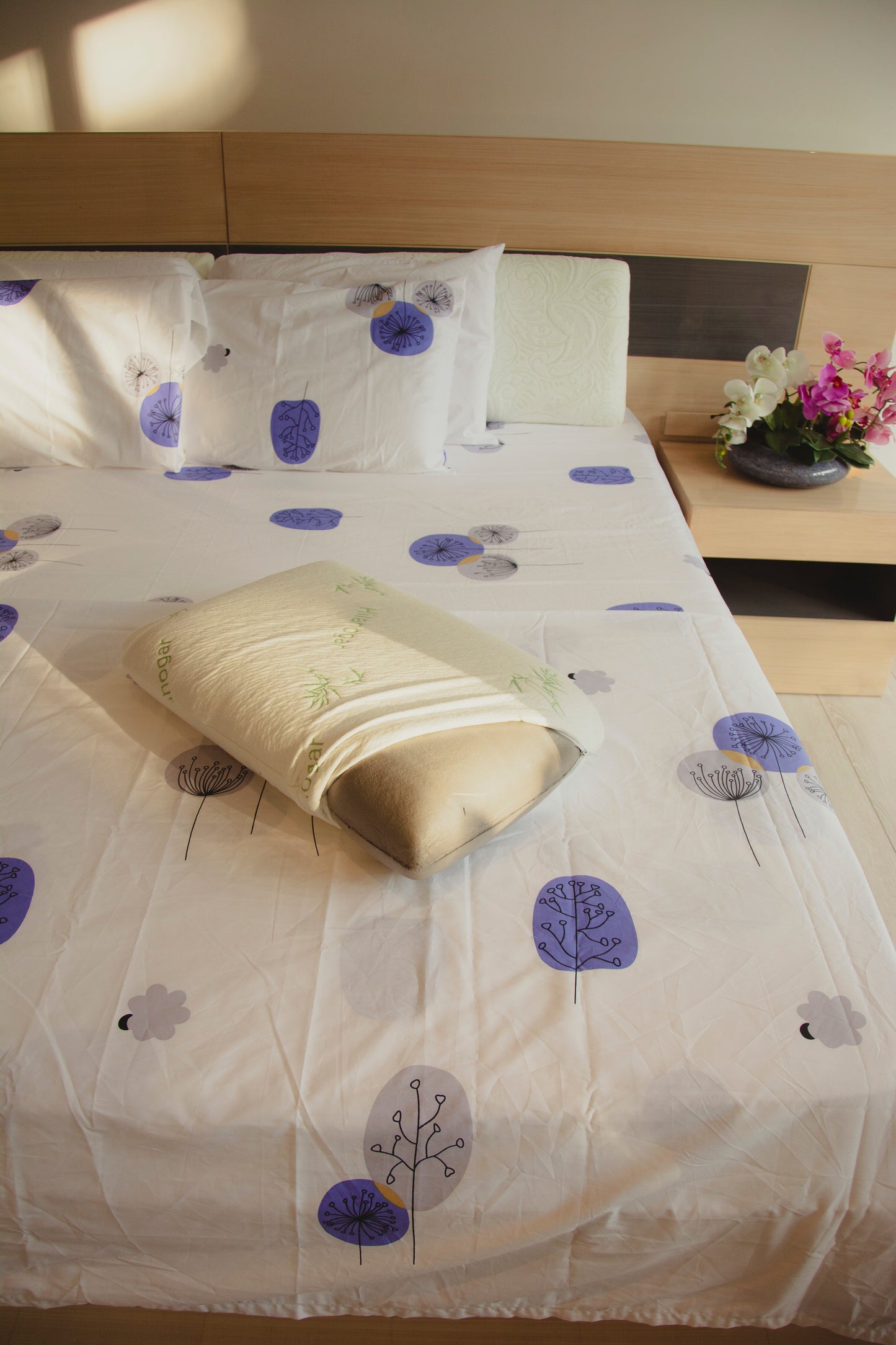 Sabanas 100% algodón 500 hilos Árbol Morado