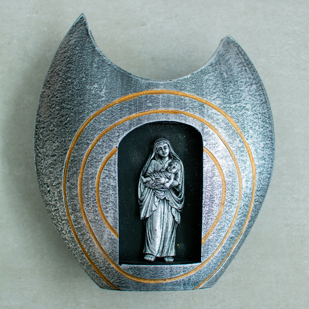 Jarrón Virgen Gris