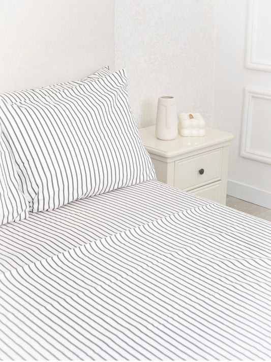 Sabanas 100% algodón 800 hilos Linea gris