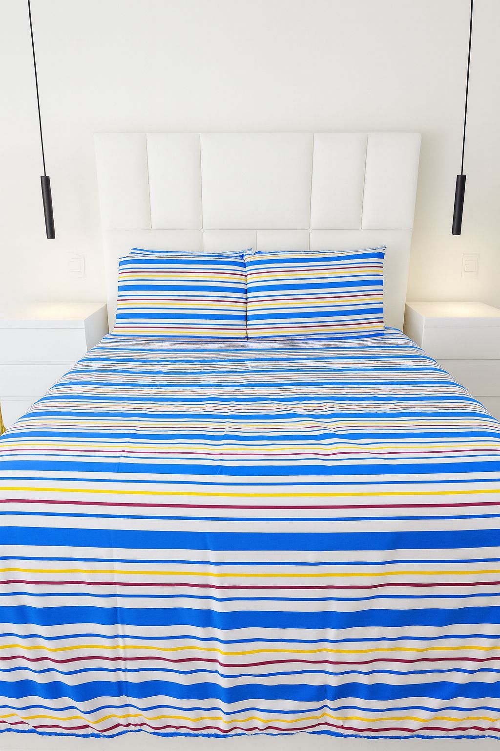 Sabanas 100% algodón 800 hilos Lineas colores